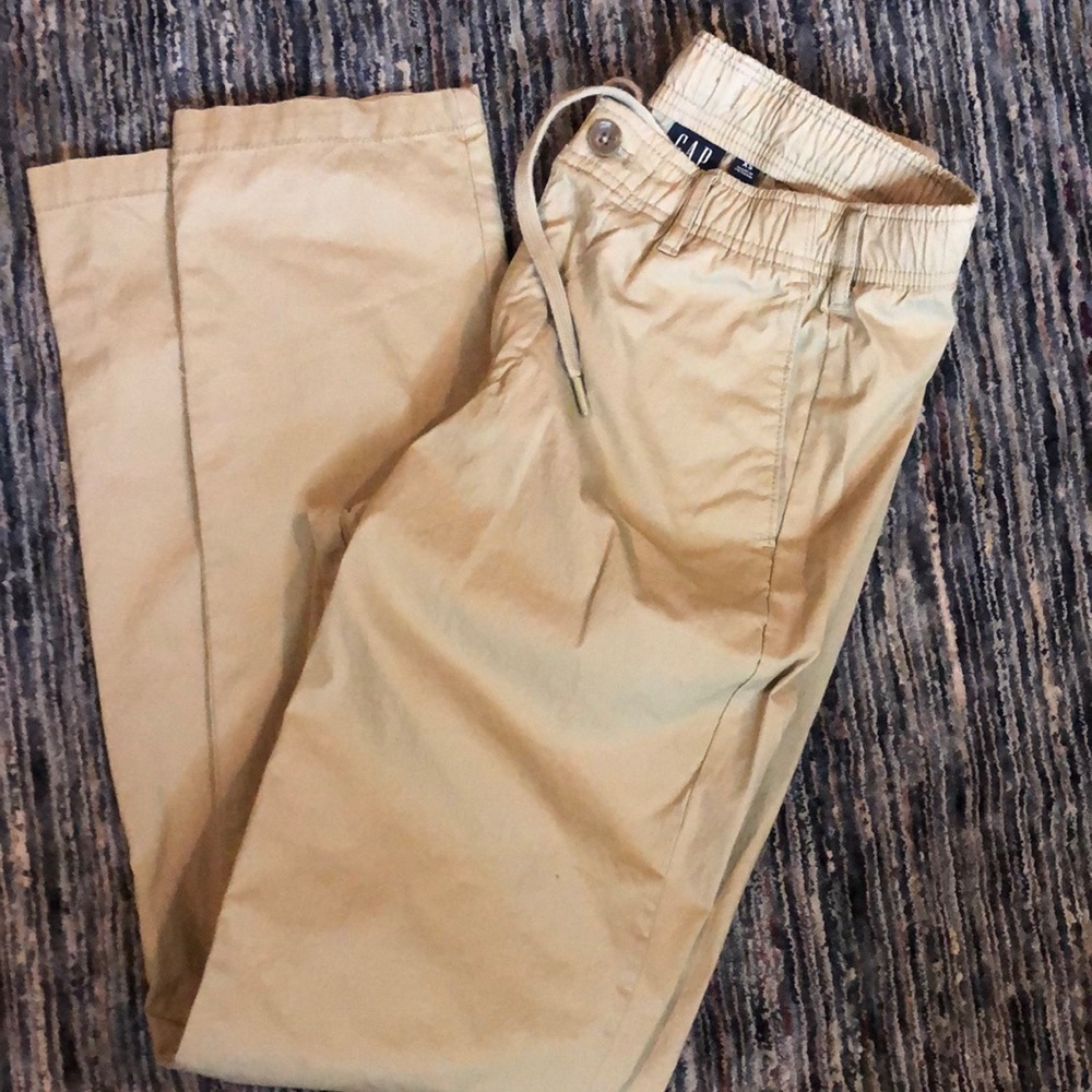 Gap men’s drawstring khakis
